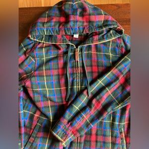 L.L. Bean Hooded Flannel Shirt
